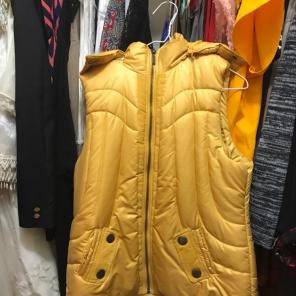Yellow Winter Jacket W/ Fur