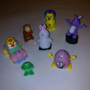 Vintage Wind Up Toys and Push Puppet
