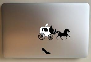 Sticker-Cinderella Carriage-Macbook-Blk