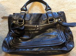 Charcoal Brown Chloe Satchel