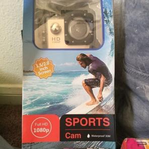 Sports Cam 1080p Waterproof 30m
