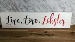Nautical Live, Love Lobster Sign