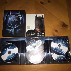 Dark knight with book blu ray