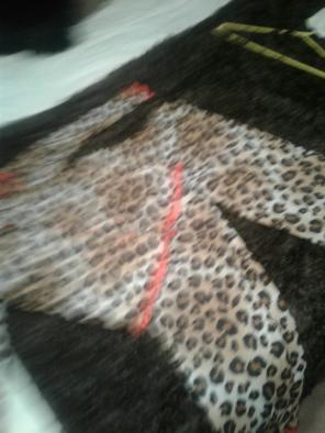 Animal print pjs