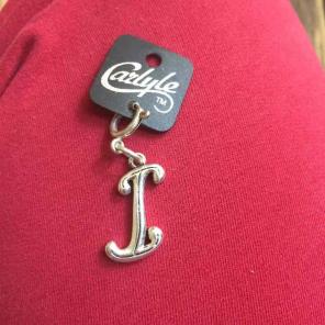 Letter "I" charm