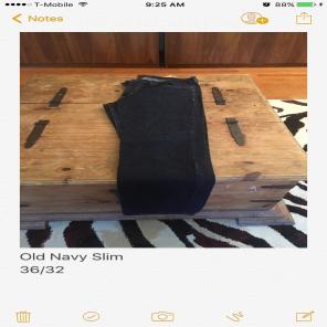 Old Navy Slim 36/32