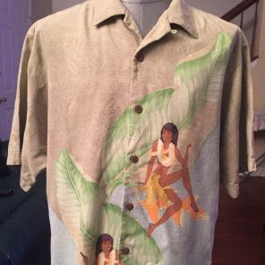 Tommy Bahama Men's Hawaiian Shirt Size M