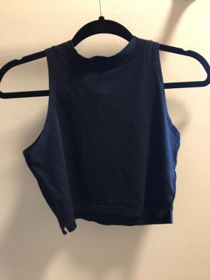 Turtle Neck Crop Top
