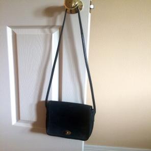 Vintage Cross Body Black Coach Purse