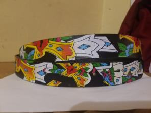 Ed Hardy Style Belt - Cross Graphics
