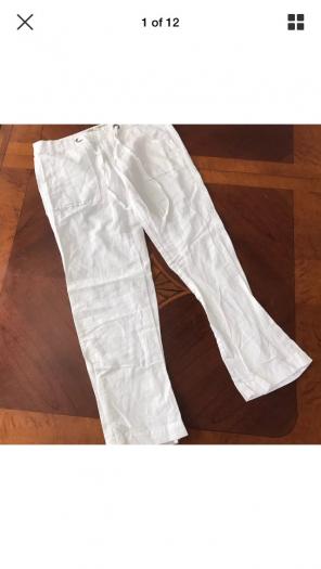 Converse One Star Linen Pants Size 10