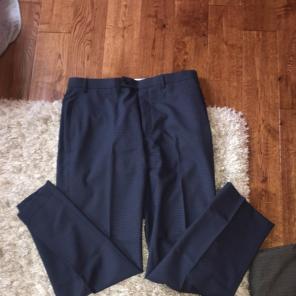 Dark Blue Mens Dress Pants