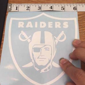Raiders car Decal or sticker