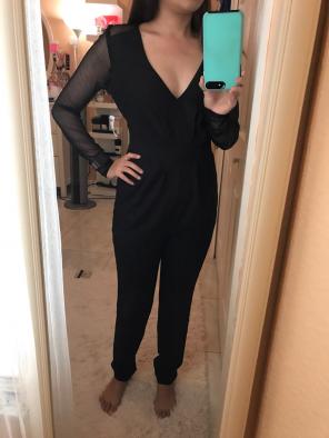 V-neck Jumpsuit