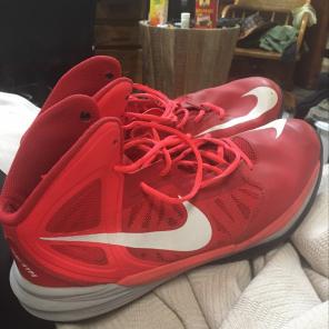 Red Nike Prime Hype DF: Size 13