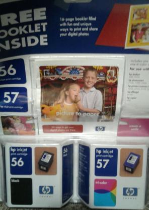 HP ink cartridges 56 & 57