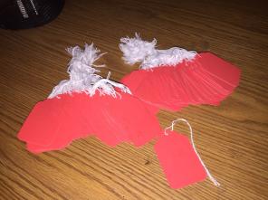 250 Pre-strung Avery Tags