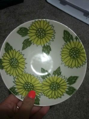 Sunflower bowl. Medium Size