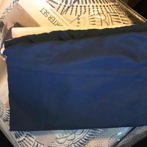 Queen bedskirt only blue
