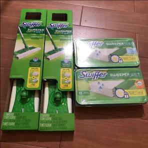 4 bundle swiffer kit and wet sweeper