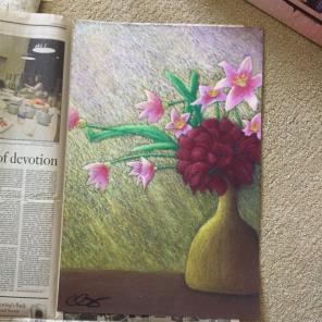 Oil Pastel Drawing