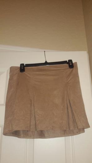 Nude sude skirt