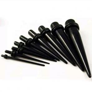 18 PC Black Ear Stretching Taper Set