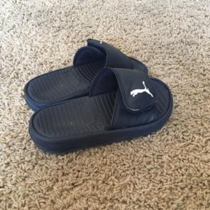 Little Boy Puma Slides