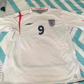 Umbro England Soccer Jersey Rooney #9