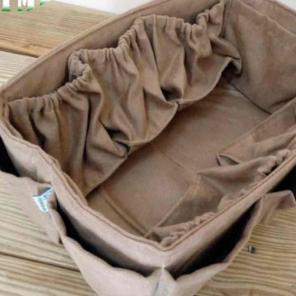 Diaper bag organizer insert