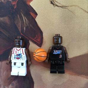 Steve Francis And Allen Iverson Lego