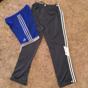Adidas Boys Sz M Basketball Pant Bundle