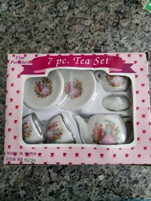 7 pc tea set