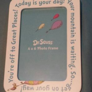 Dr. Seuss picture frame new