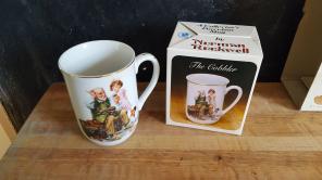 Norman Rockwell Collectors Mug Set