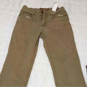 Red camel jeans