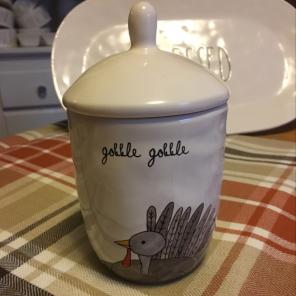 Rae Dunn Gobble Gobble Sugar Bowl