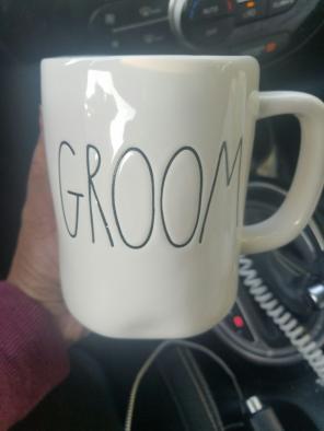 Groom mug rae dunn