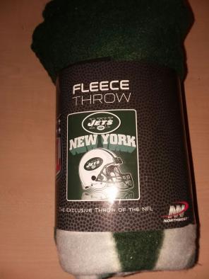 NY Jets Fleece Throw