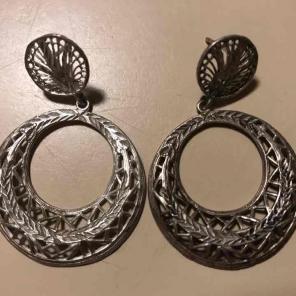 VERY old vintage Sterling earrings
