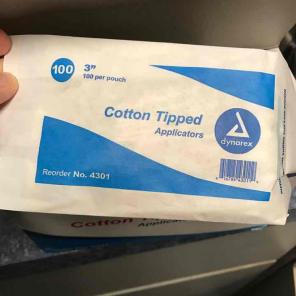 Cotton Tip Applicators 3"