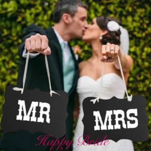 Mr & Mrs Wedding Banner great 4 pictures