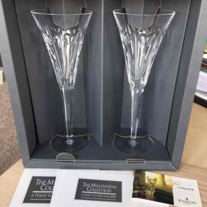 Waterford Millennium Toasting Flutes