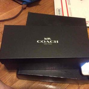Coach shoe box