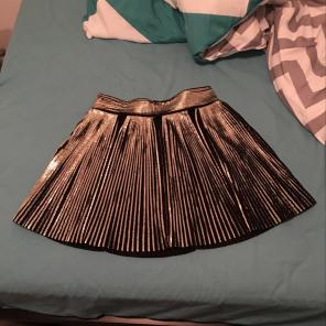 Golden Striped Skirt