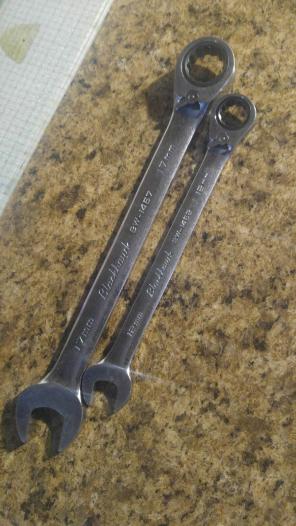2 Blackhawk ratcheting wrenches