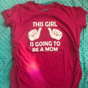 Funny Maternity Tee - Medium