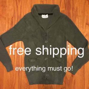 Means GREY cardigan