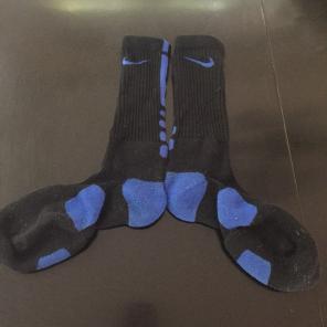 Nike Elite Athletic Socks Black & Blue