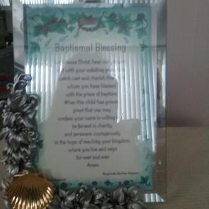 Baptism, Glass Plaque